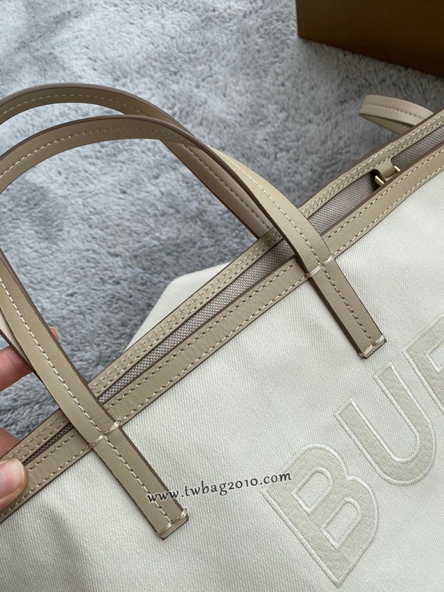 Burberry專門店新款沙灘托特包 巴寶莉帆布購物袋手提包 yxb1135